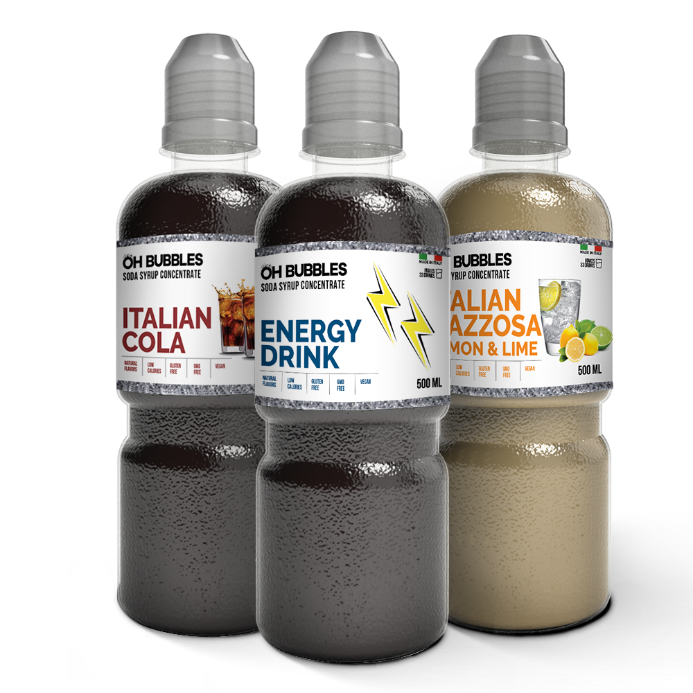 3-pack Concentrated Syrups for Energy Lovers