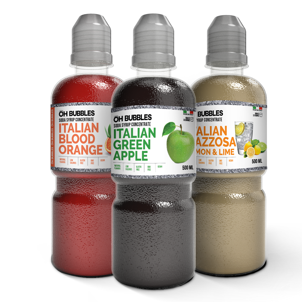 3-pack Concentrated Syrups for Mocktail Lovers