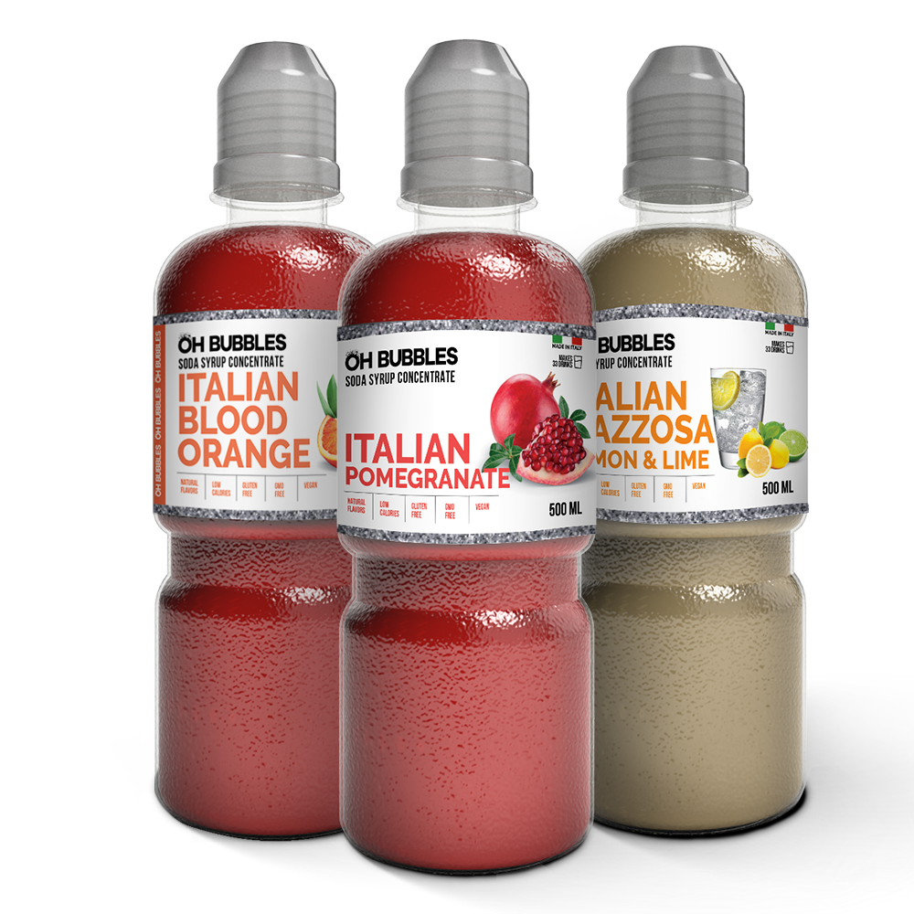 3-pack Concentrated Syrups for Vodka Lovers