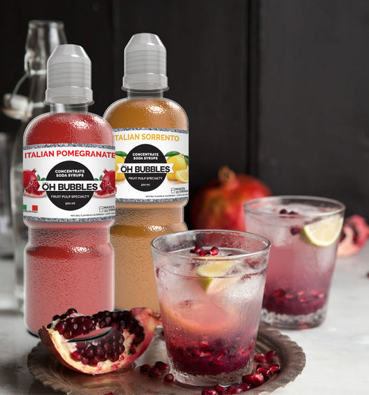 Pomegranate and Ginger Spritzer
