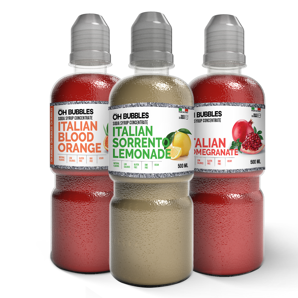 3-pack Concentrated Syrups for Cocktail Lovers