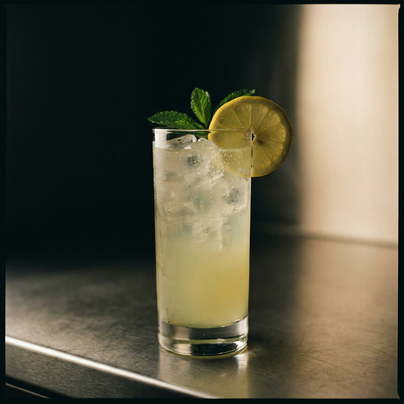 Sorrento lemonade with mint and lemon